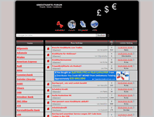 Tablet Screenshot of kreditkarte-forum.de